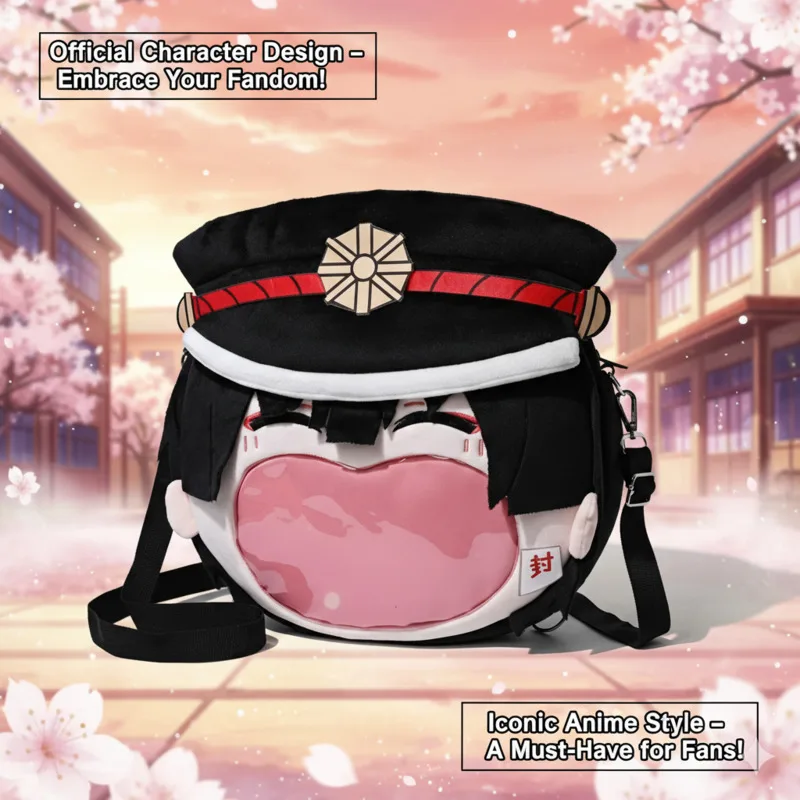 

Women’s Handbag Anime Itabag Cute Purse Large Mouth Nylon Crossbody Shoulder Bag Youth Travel Messenger Bag Display Pocket New