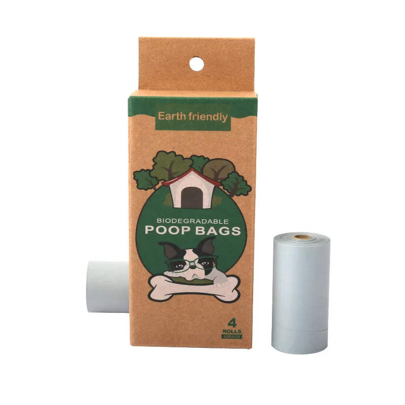 4rolls Poop Bags for Dogs Pets Biodegradable Garbage Bag Cat Litter Collectiont Bag Waste Bags For Dog,60 Bags