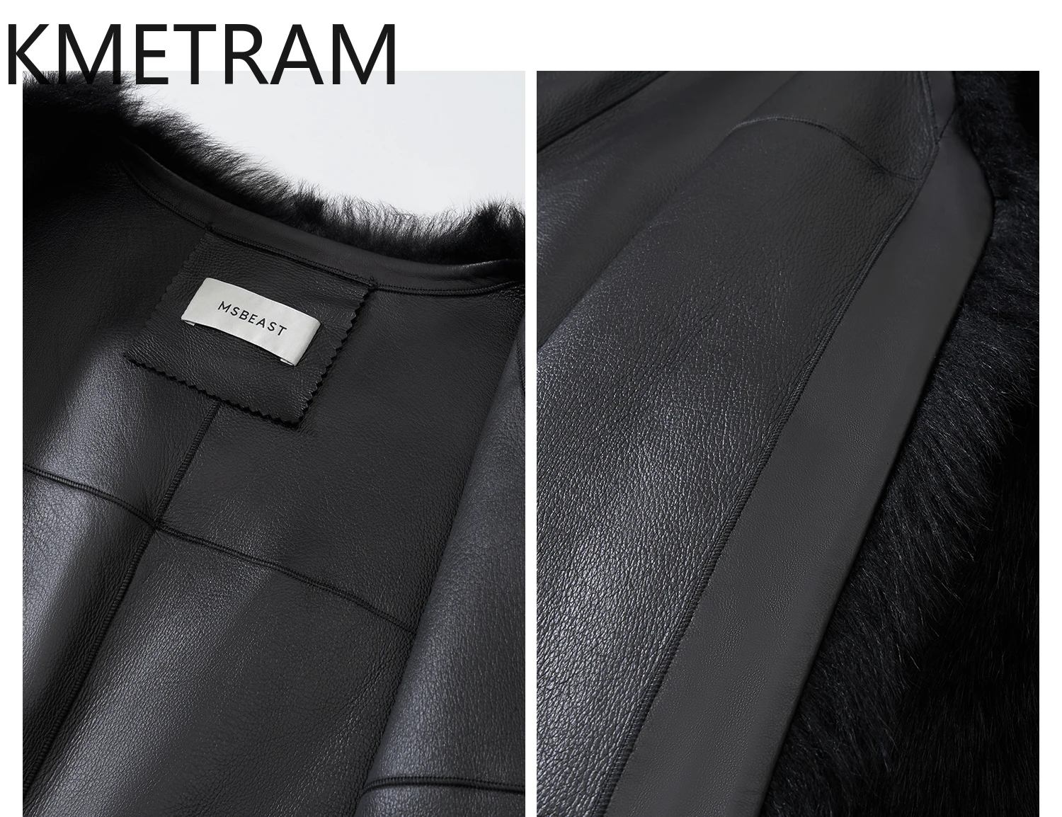 Natural Tuscany Sheepskin Wool Double Faced Fur Jacket Women Top Quality V-neck Real Fur Coat Winter Woman Clothing 2025 abrigos