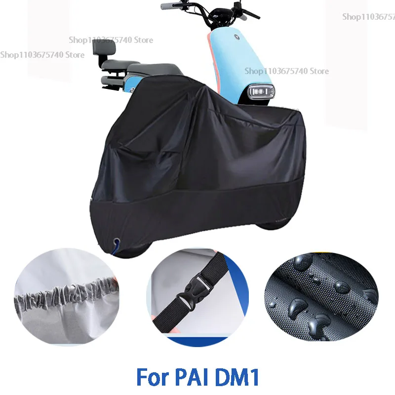 

Motorcycle Full Covers For PAI DM1 Car Outdoors Sun Protection Dust No Ear Thickened Oxford Clothcover Accessories
