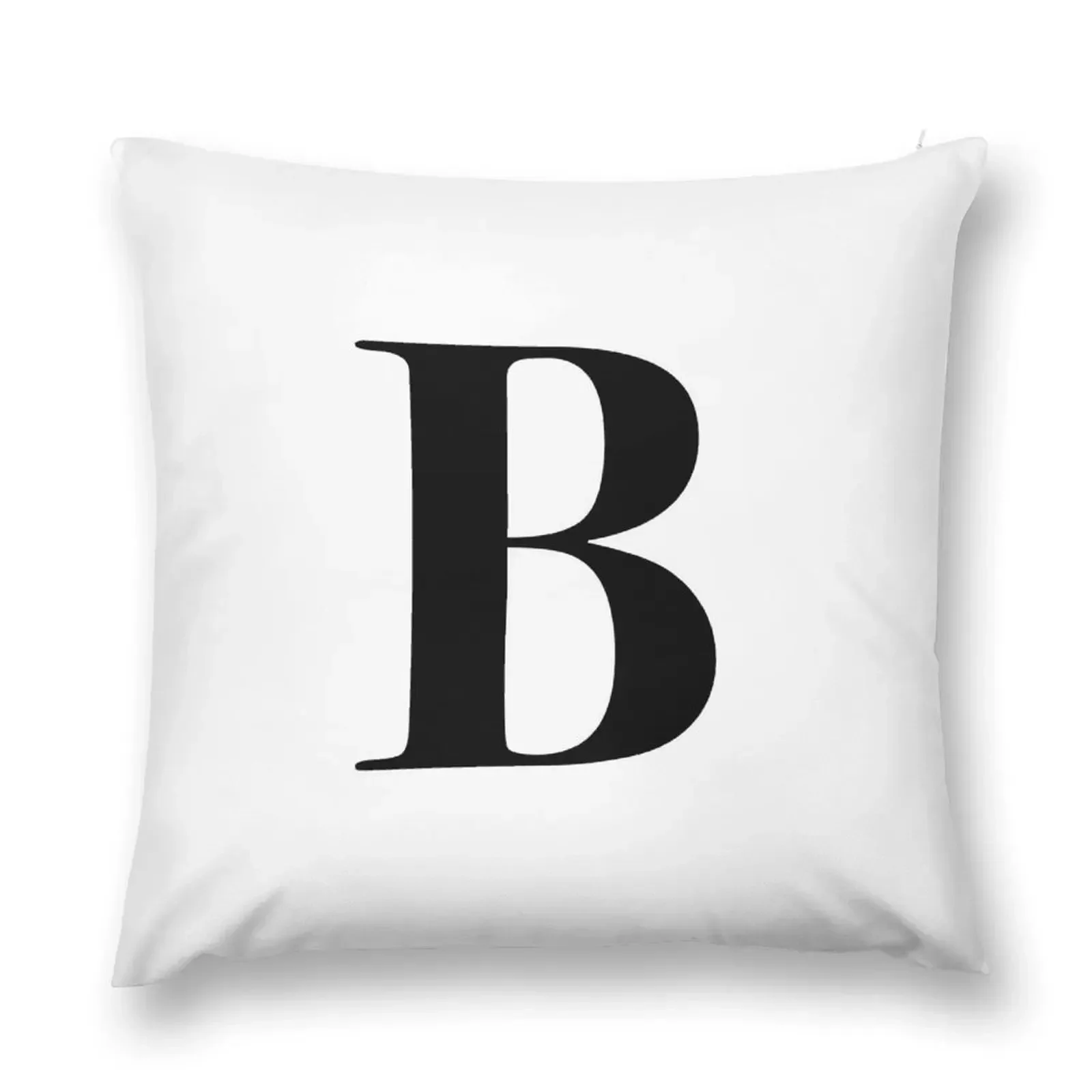 

Letter B Initial Throw Pillow Pillowcase Pillow Cases pillow