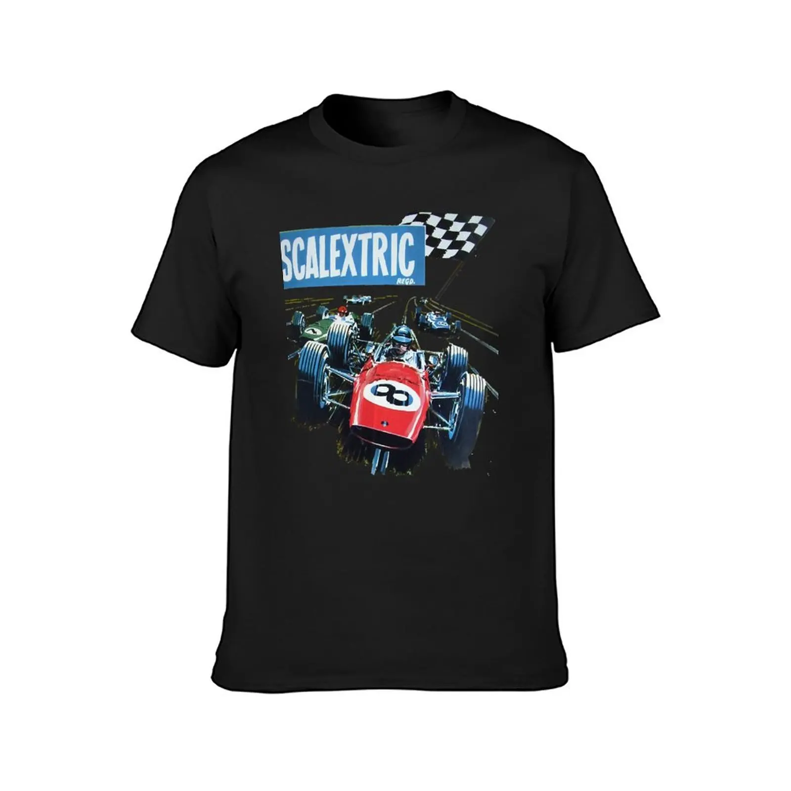 Scalextric T-Shirt tops vintage mens cotton t shirts