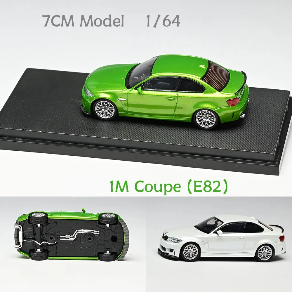 

Модель автомобиля 7CM 1/64 1M Coupe E82, винтажная коллекционная модель из литого металла с витриной, подарки для взрослых