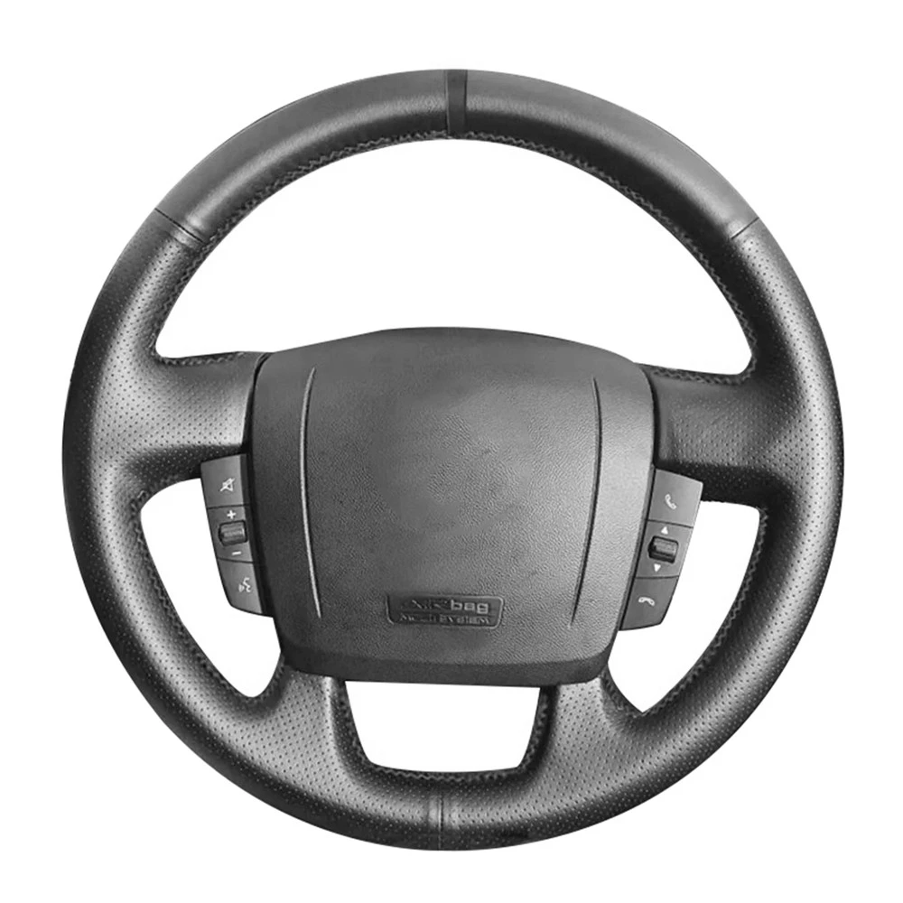 

Car Steering Wheel Cover Braid Customized Anti-Slip Artificial Leather For Fiat Ducato Peugeot Boxer Citroen Jumper Accessories