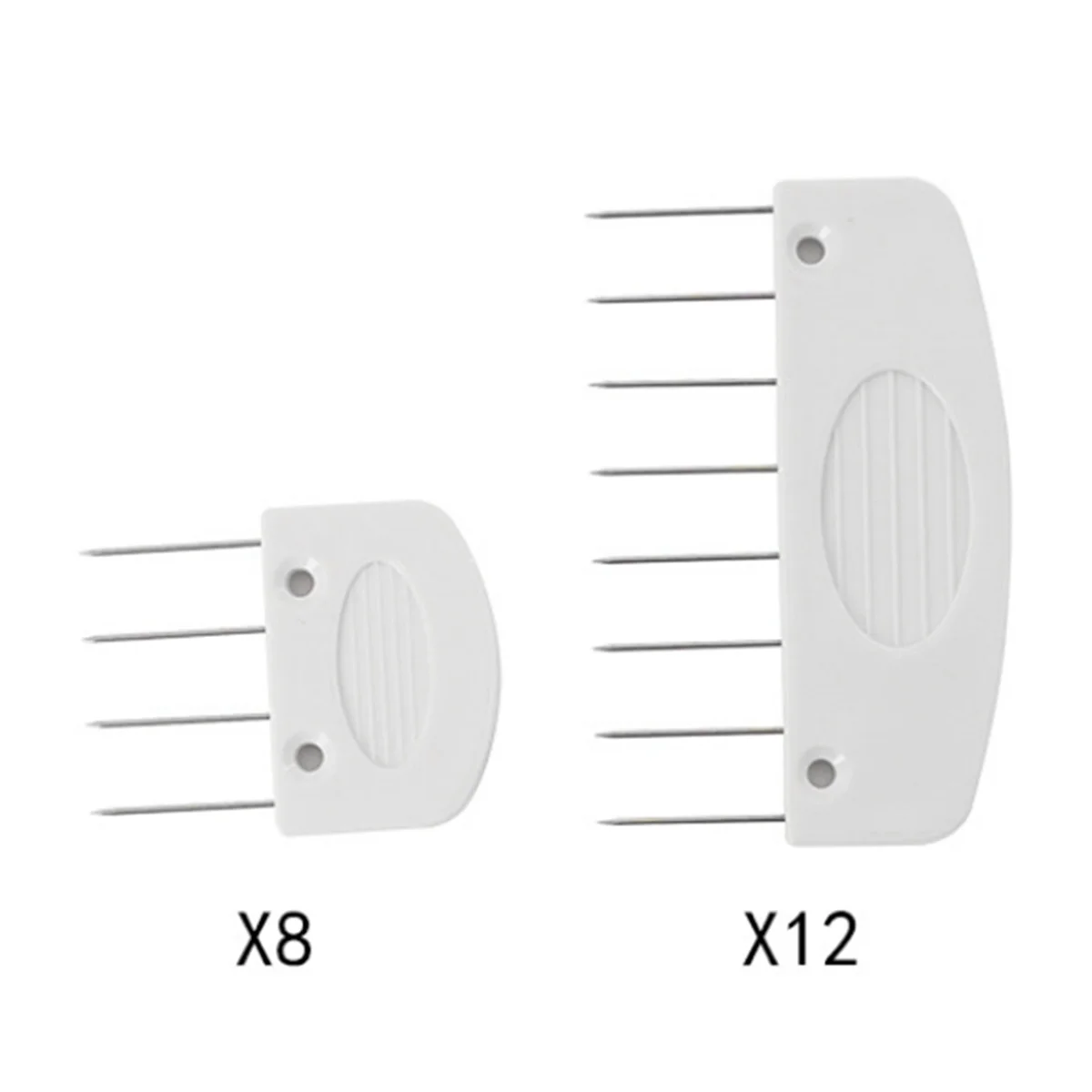 ABXHH 20 قطعة مجموعة حاصرات متماسكة الفولاذ المقاوم للصدأ الحياكة حجب أمشاط ودبوس مع 2 أحجام DIY بها بنفسك لوازم الحياكة متماسكة