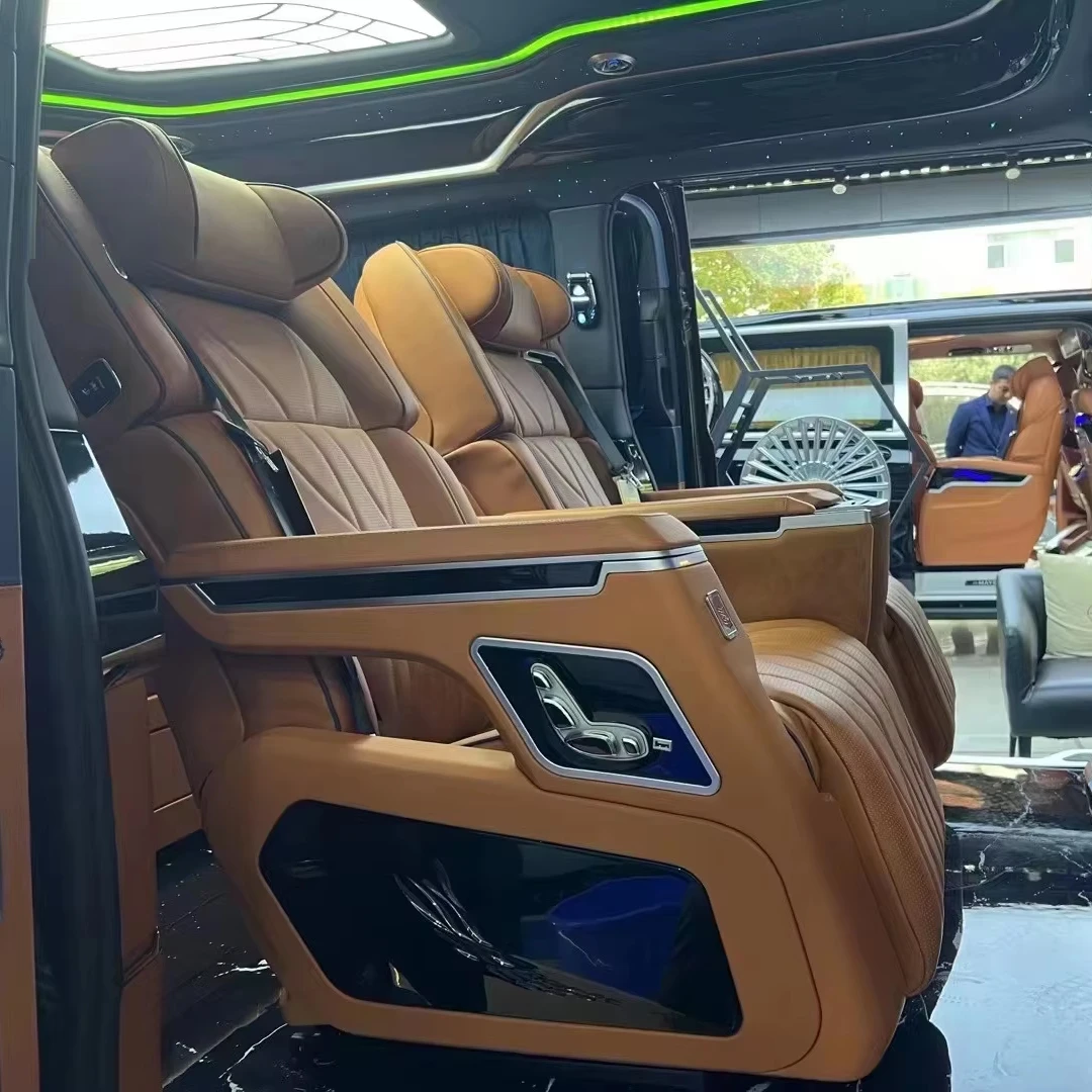Luxury Alphard Car Seat Leather Van Seat For Mercedes Benz V-class W447 Sprinter Folding Van Seats