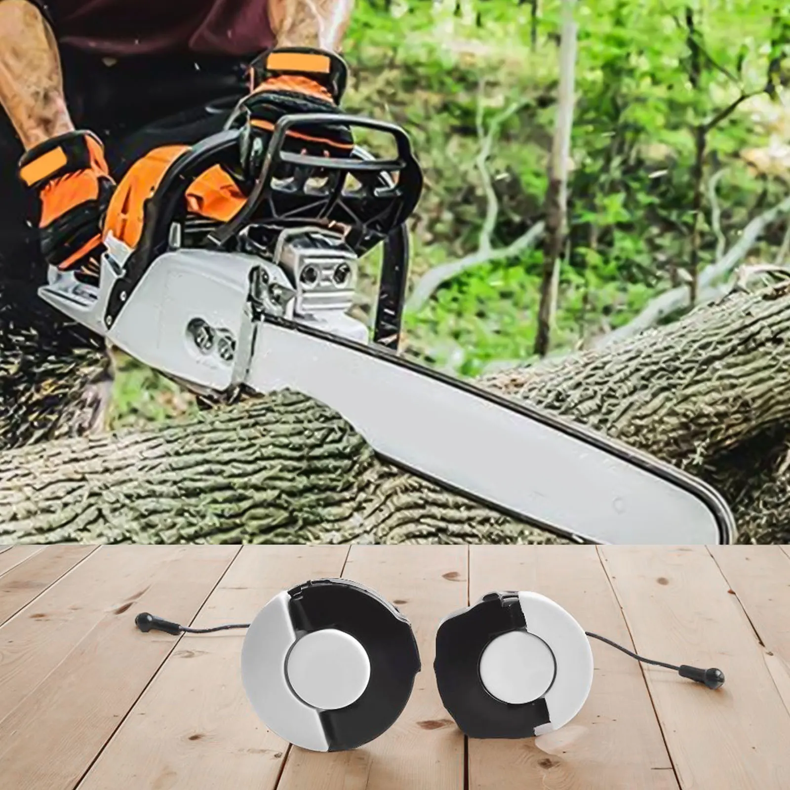 2pcs Fuel Filler Cover Fuel Cover Cover Suitable For Chain Saw MS270 MS280 MS290 for chainsaw Accessories Garden Power Tools