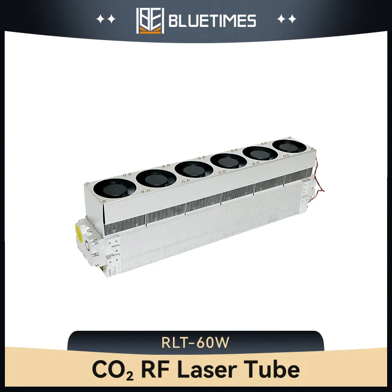 Bluetimes YongLi CO2 RF Laser Tube 60W High Power Metal Laser Source 10600um For CO2 Marking Machine