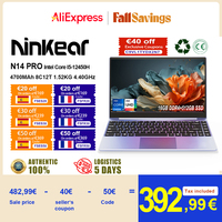 Ninkear N14 Pro Laptop 14.1'' FHD IPS Intel Core i5 12450H Up to 4.4GHz 16GB DDR4+512GB SSD Dual fans design backlit keyboard