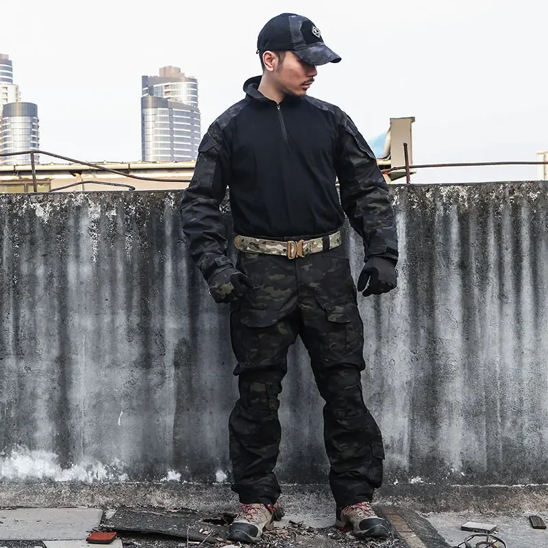 Emersongear Combat G3 Uniform Set Gen3 Tactical Herren Assault Shirts Hosen Tops Duty Cargo Hosen Trainingsanzug Nylon MCBK