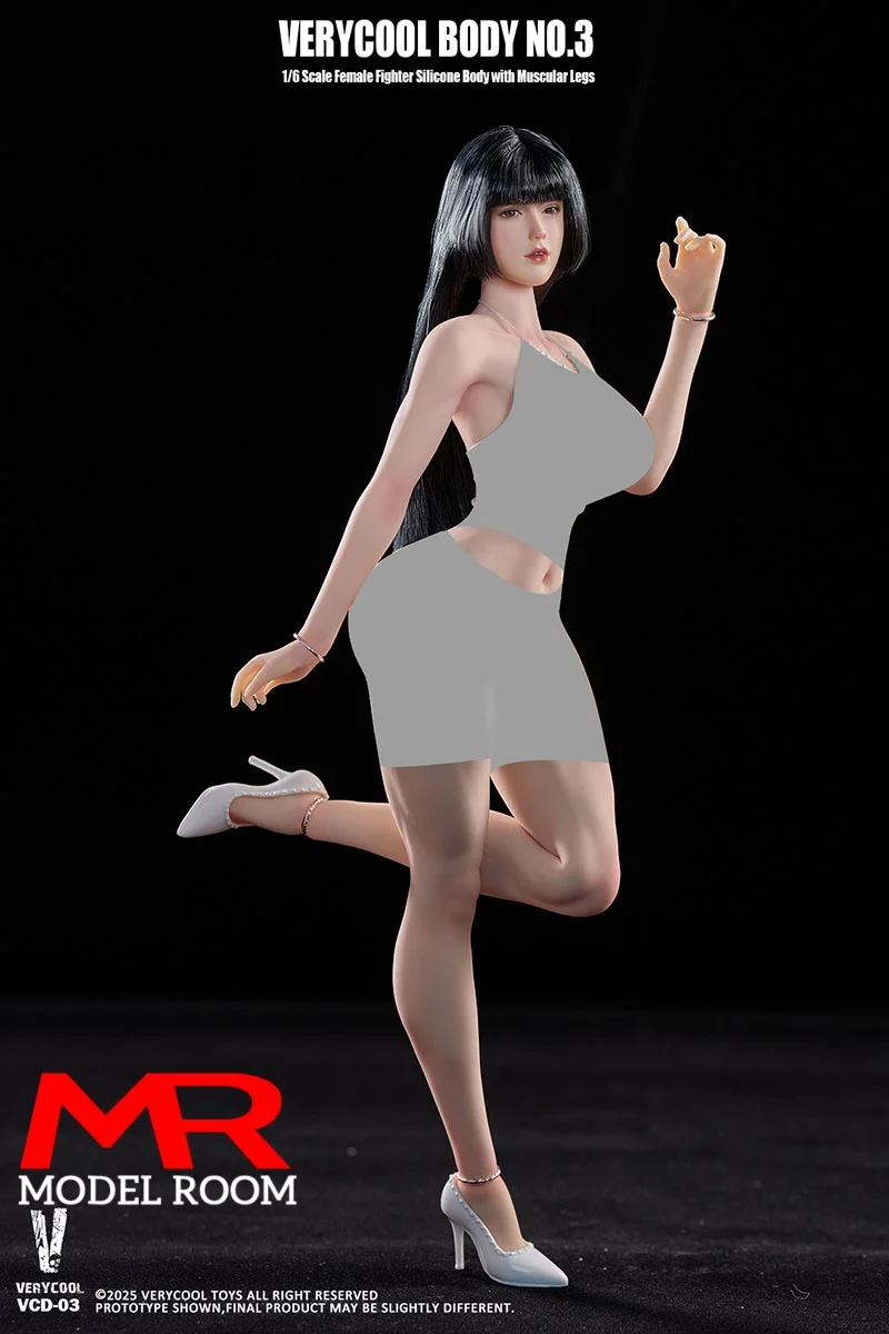 VERYCOOL VCD-03 1/6 Scale Female Seamless Body 12 inch Makeup Action Figure Replacement Body for Collectible Toy
