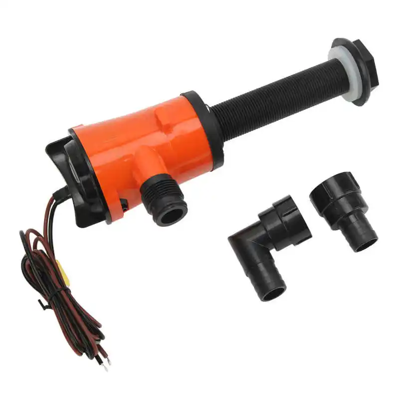 

Boat Accessories Aerator Pump 800GPH 12V 4.0A Portable Submersible Fish Tank Pump for Boat Marine Bilge Pump