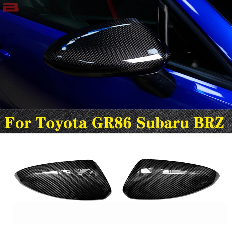 

Suitable for exterior parts of 2022 Toyota GR86 Subaru BRZ side mirror cover carbon fiber rear cover