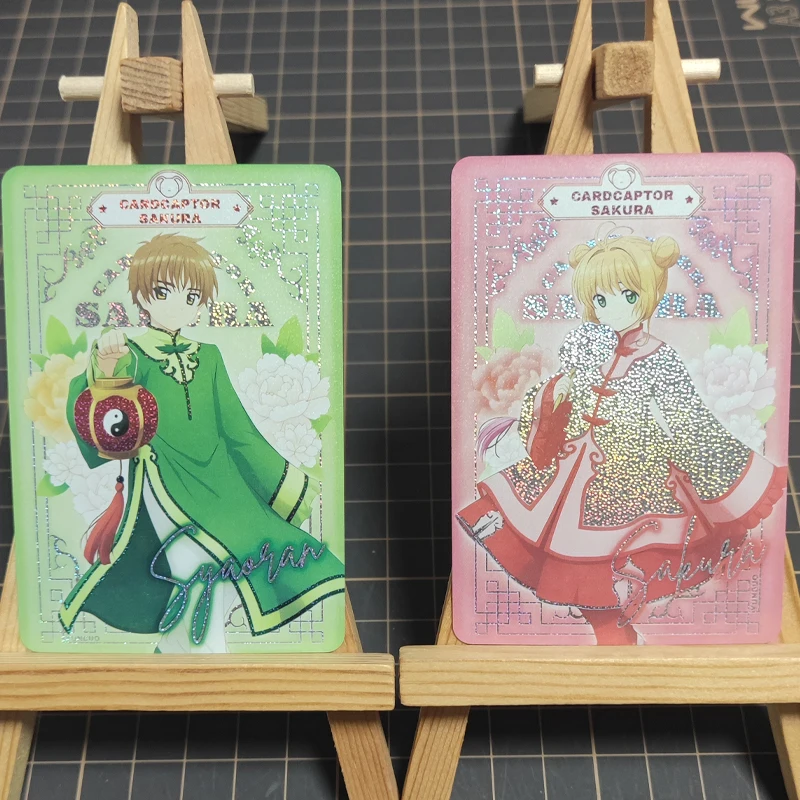 

Card Captor KINOMOTO SAKURA ACG Diy Self Control Collect Signature Trading Flash Card Anime Cartoon Original Series Gift