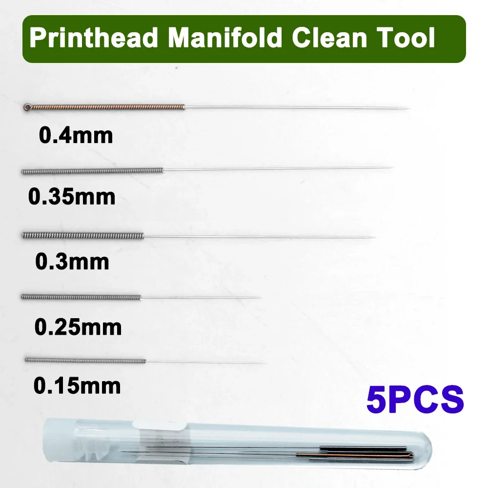 Printhead Manifold Adaptor Clean Tool Thin Needle Unblock Repair For Epson L1800 XP600 DX4 DX5 DX6 DX7 i3200 4720 XP15000 DTF UV