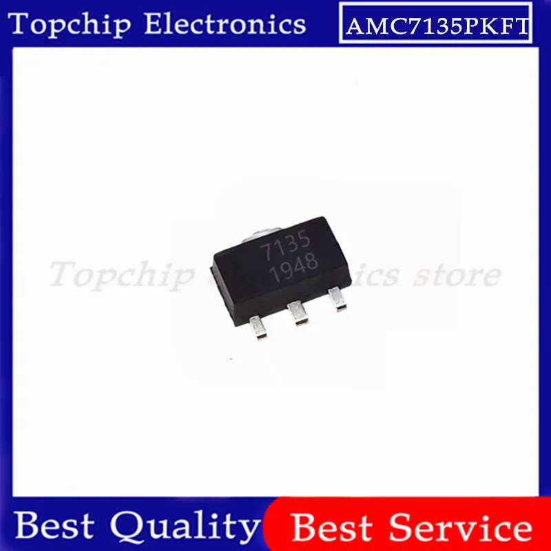 10-100pcs AMC7135PKFT SOT89 AMC7135 MEL7135 L7135 7135 SOT