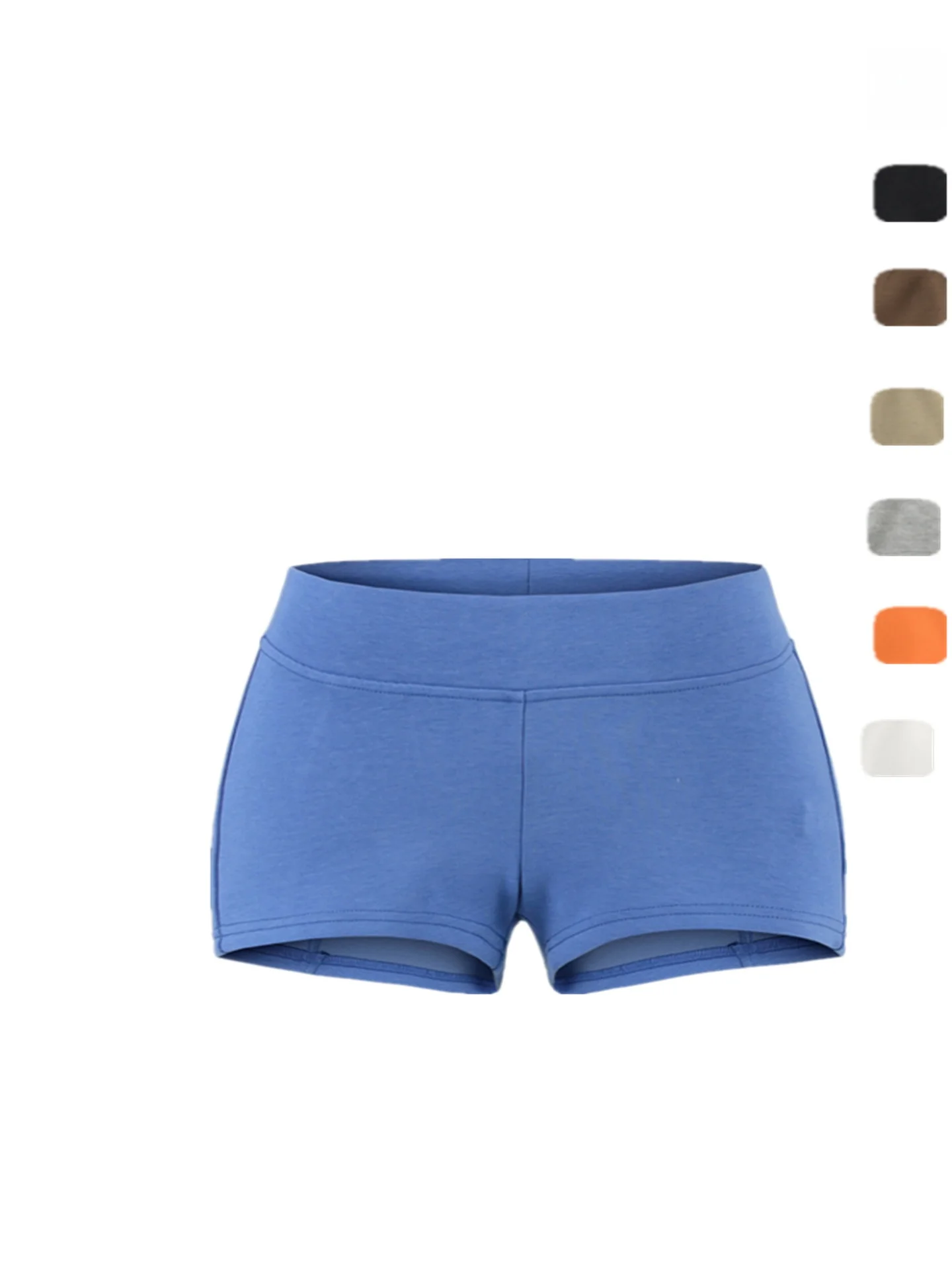 Sexy American Retro Short Pants Peach Butt Tight Fit Casual Sport Bottoms Breathable Comfortable Ladies Adjustable Waist