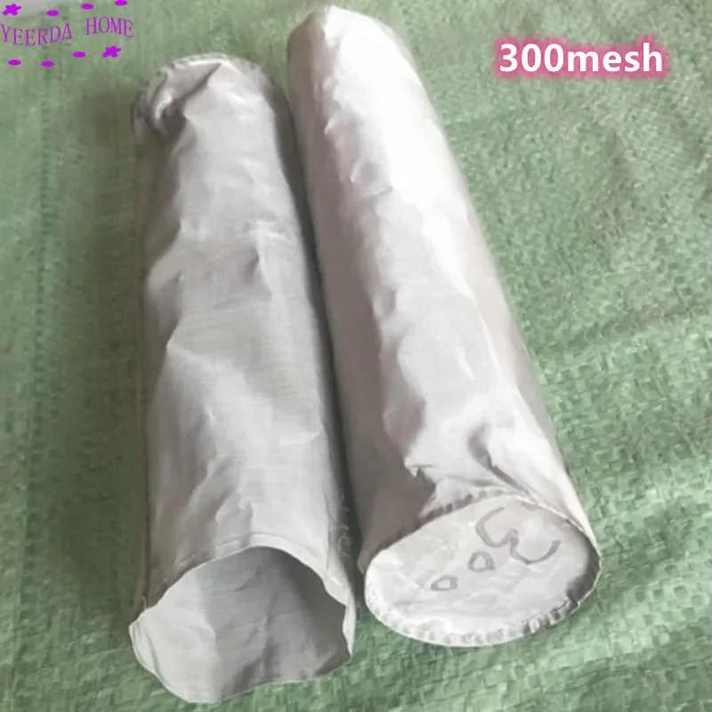 10Inch Stainless steel filter bag 100 120 200 400 500 mesh 180-25 micron Filtration Screening Sheet Screening filter bag