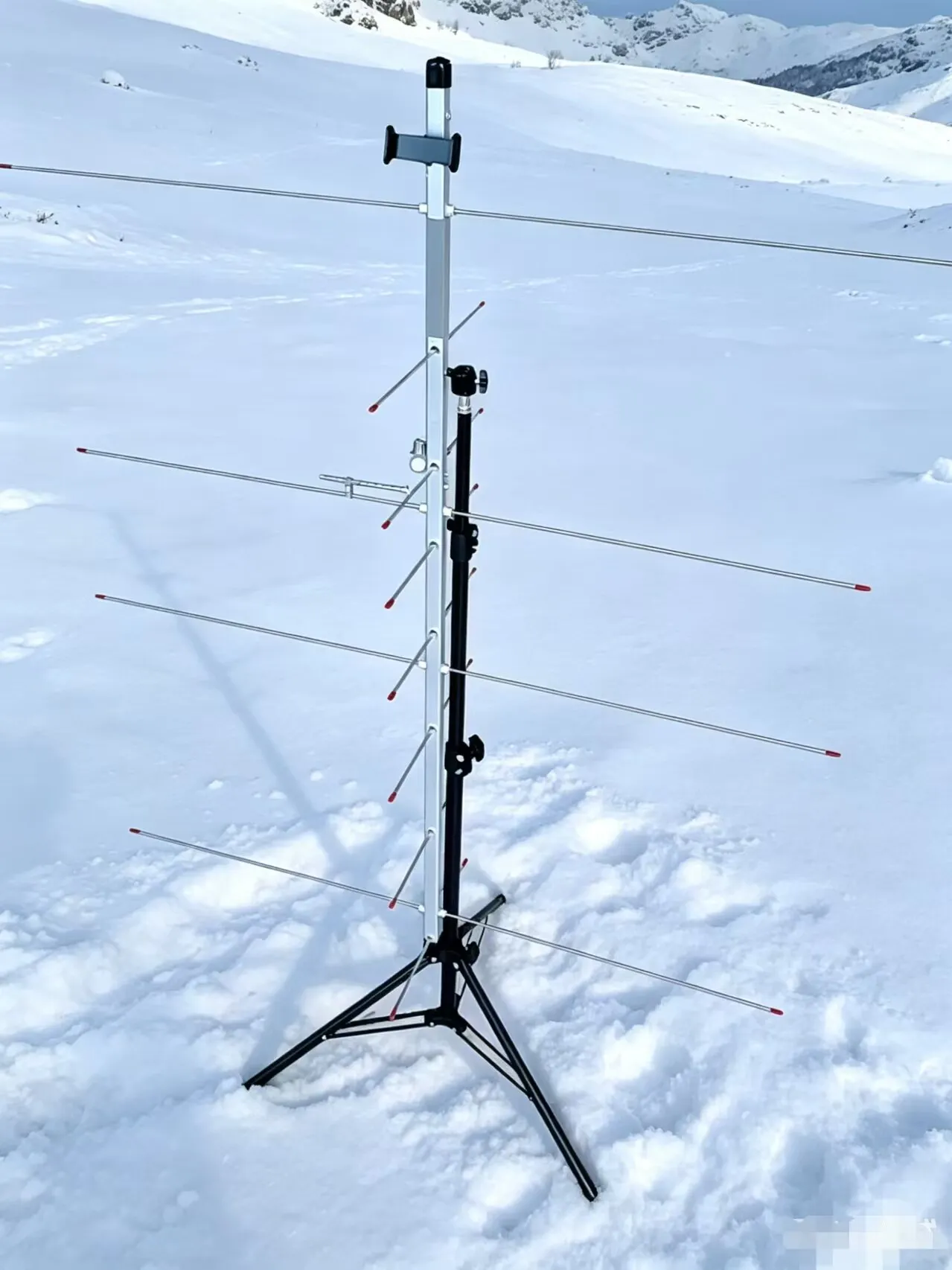 휴대용 야기 안테나 430/144MHz 듀얼 밴드 UHF 7EL VHF 4EL 분리 및 휴대 가능 아마추어 밴드 조절 가능