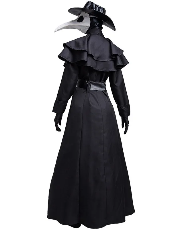 Disfraz de médico de la peste Loween Medieval Stpunk Sle, traje con máscara de cuervo de pico largo, baile de máscaras para adultos, ropa Par temática