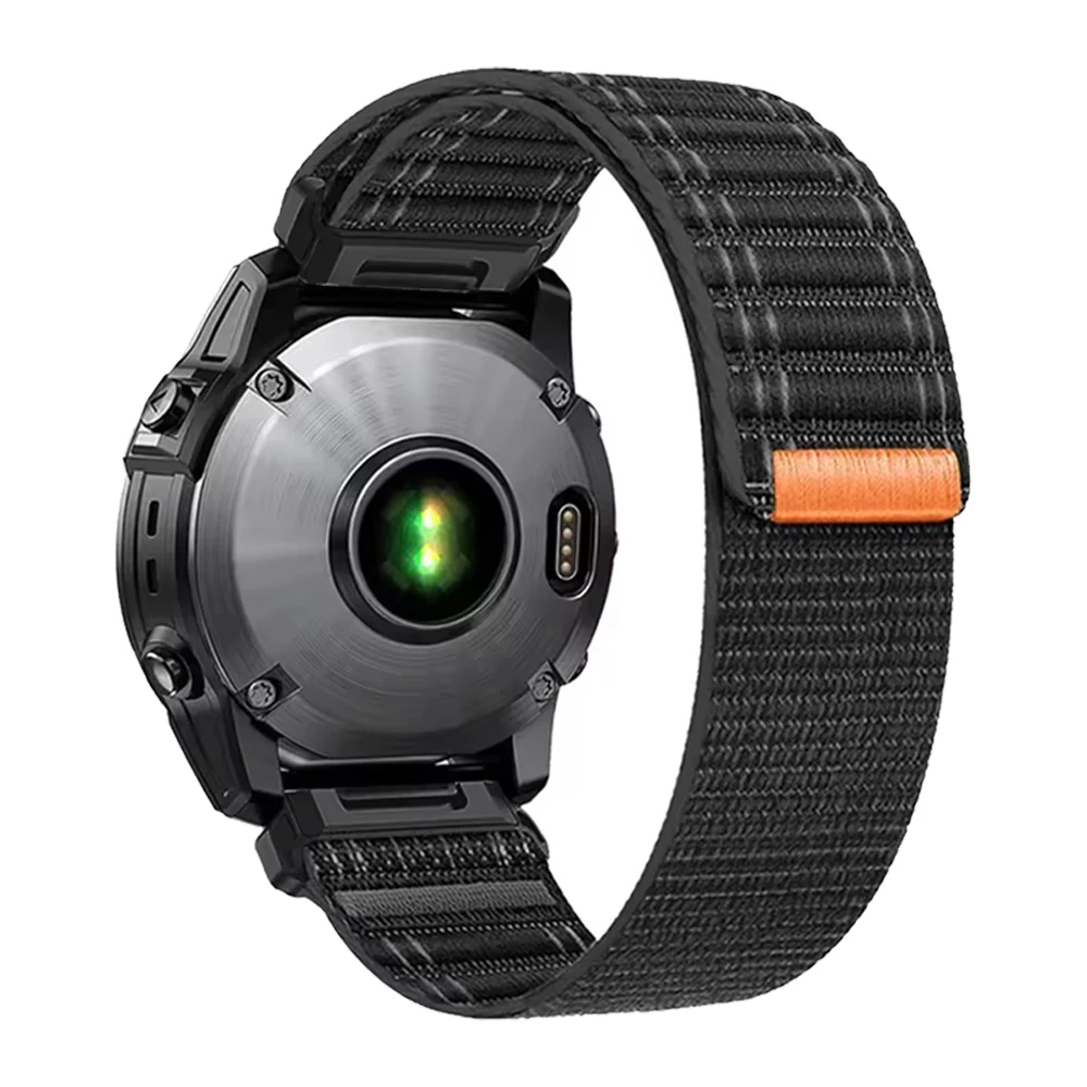 22mm 26mm Nylon Watch Band for Garmin Fenix 8pro 47mm 51mm/Fenix E 7X 7 6X 6 Fenix 5x Plus/Enduro 3/Tactix 8 Loop Strap Bracelet