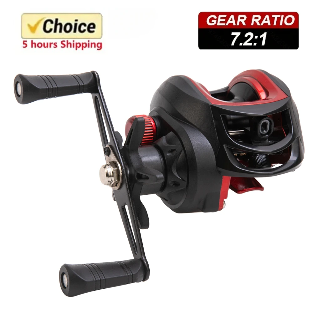 Baitcasting Reel KT Series,7.2:1 Gear Ratio 18+1BB,18LB Max Drag,Shallow Spool,Baitcasting Reel,For Freshwater Saltwate