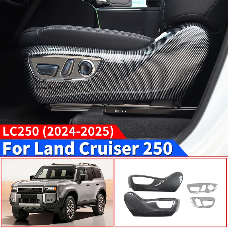 For Toyota Land Cruiser 250 Prado Lc250 2024 2025 1958 First Edition Seat Adjustment Panel Cover Interior Upgraded Accessories