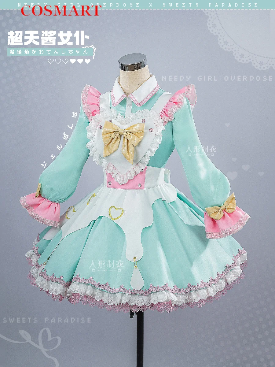 

Needy Girl Overdose Kangel Maid Lovely Women Cosplay Costume Cos Game Anime Party Uniform Hallowen Play Role Clothes Clothing