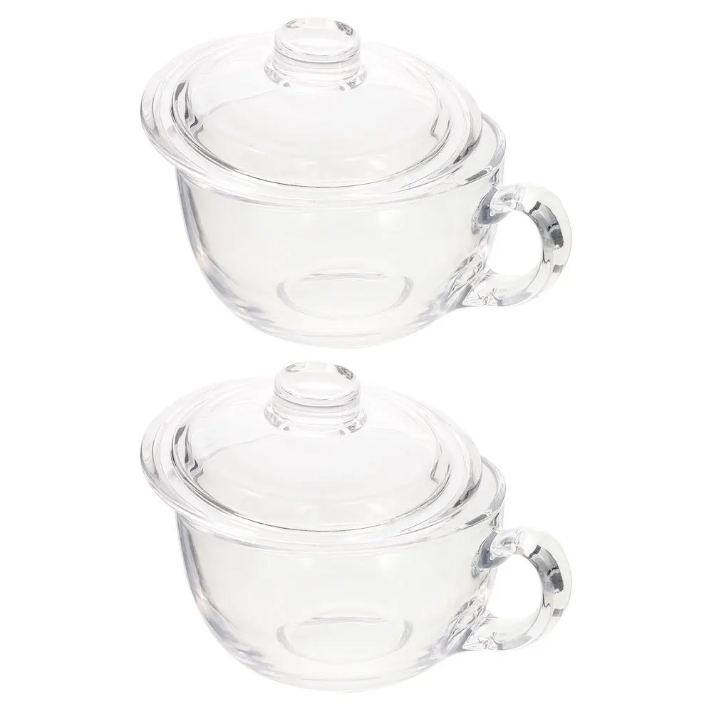 

2Pcs Milk Coffee Glass Cup Transparent Simple Multi Function Drinking Mug for Breakfast Tea Water Glass Cup Coffee Mug