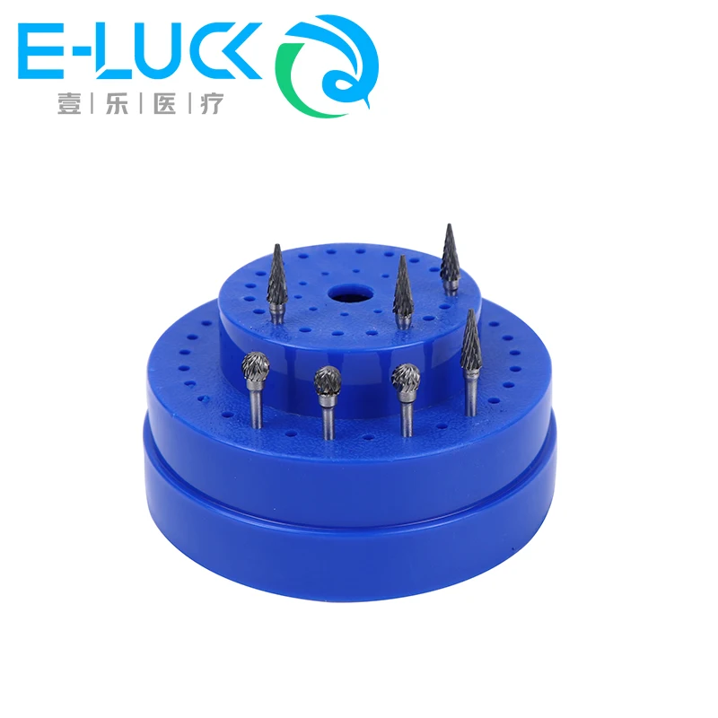 

60 Holes Dental Disinfection Box Bur Drill Diamond Placement Box Burs Block Sterilization Case Holder Dentistry Lab Instruments