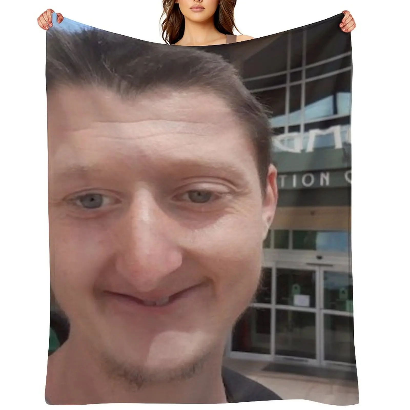 

Daniel Larson selfie Throw Blanket Luxury Flannel Fabric Decorative Sofas Thermal Blankets