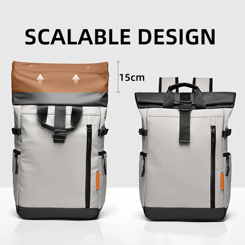 

Leisure Travel Laptop Backpack Bookbag Outdoor Commuter Bag Large Capacity Expandable Sports Shoulder Bags Men Fitness Rucksack