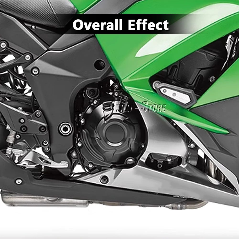 モーターサイクル発電機クラッチクランクセンサーカバー、カワサキ1000 2010-2022 z1000rz1000sx ninja 1000用エンジンスライダーカバー