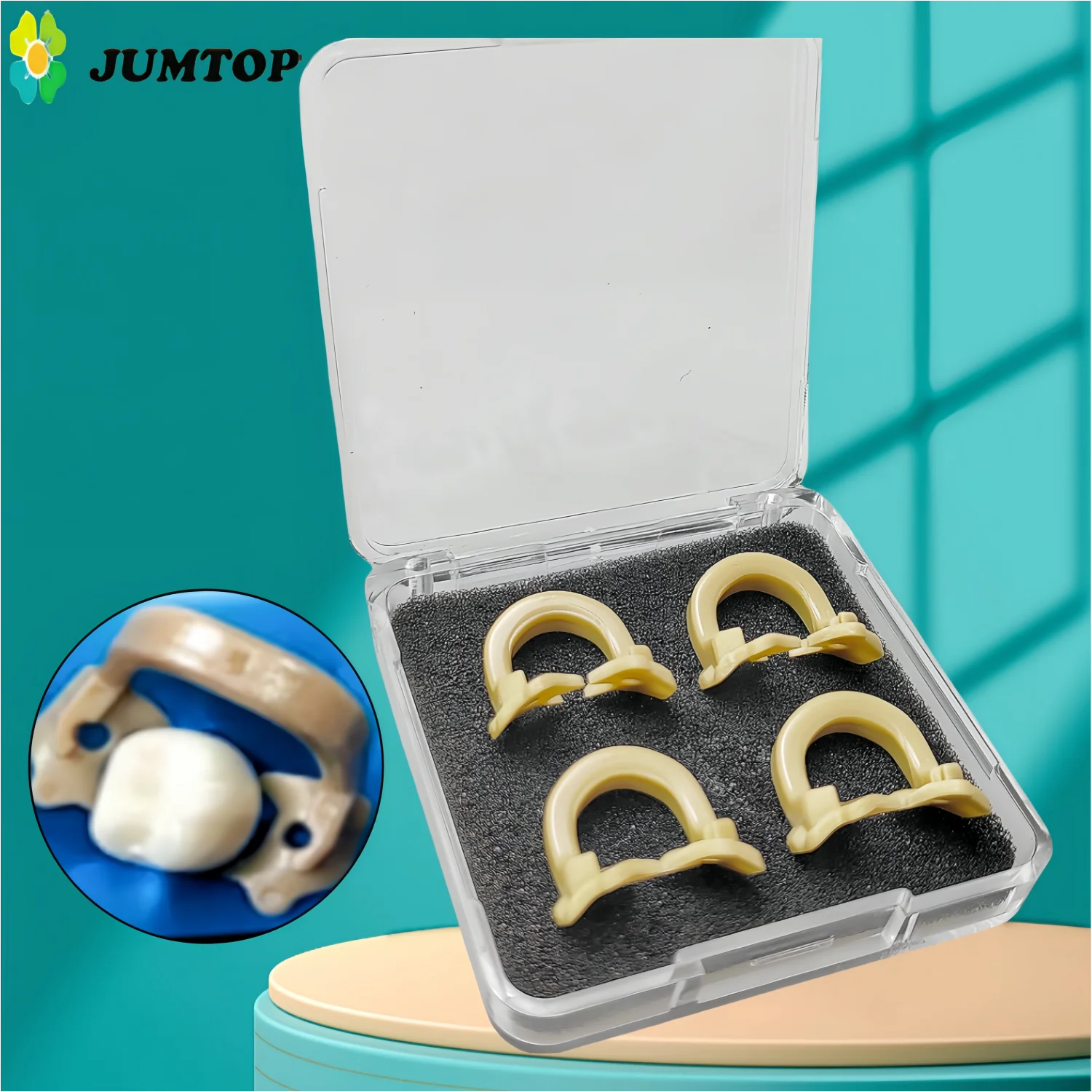 

Dental Dam Clamp Kit - Autoclavable Molar Matrix Bands and Barrier Clips for Sectional Restorations and Endodontic Isolation