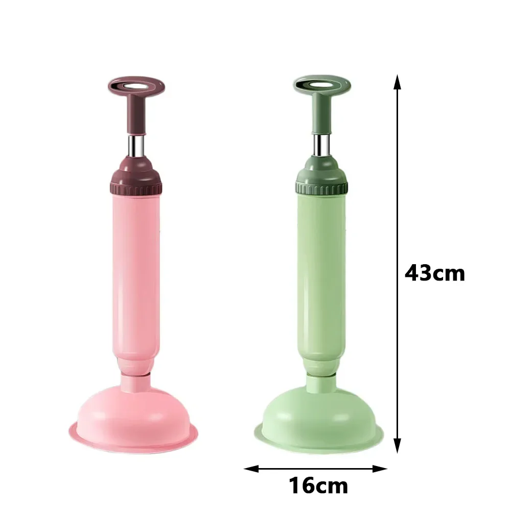 Silicone Toilet Pipe Plunger Vacuum Suction Cups Multifunction High Pressure Pump Anti Clogging Bathroom Kitchen Sink Unclog