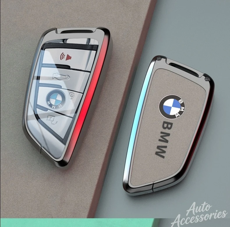 Newly Car Metal Smart Remote Key Case Cover Protective Shell Auto Keychain Accessories For BMW F20 G20 G30 X1 X3 X4 X5 G05 X6 view 5