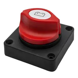 12V 24V 300A sezionatore batteria selettore interruttore rotante per auto Van Camper barca rosso spegnimento Kill Switch impermeabile