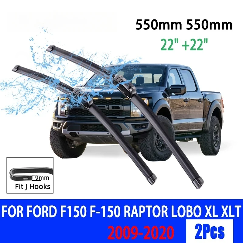 

For Renault Kangoo FC FW MK2 2008~2021 Front Wiper Blades Windshield Windscreen U J Hook Arm Silent Wiper 22 Inch