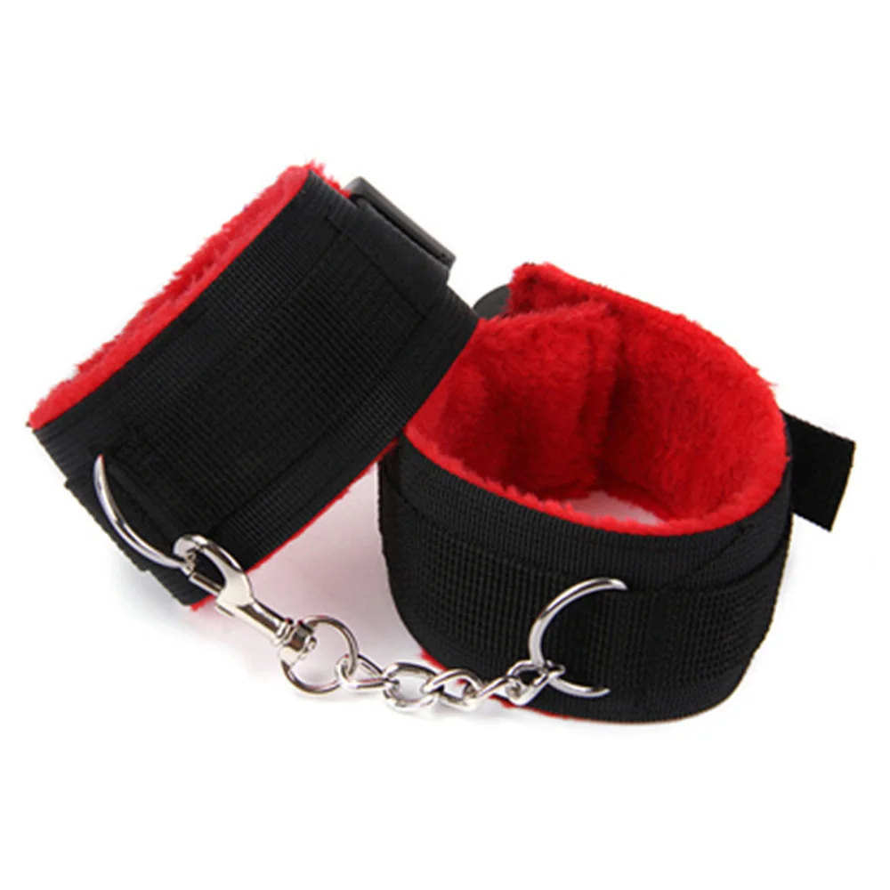 Adjustable Sexy Plush Handcuffs Women Ankle Cuff Bracelet Cosplay Fetish Sex Toys Accessories Bdsm Adult Game Toys Supplies