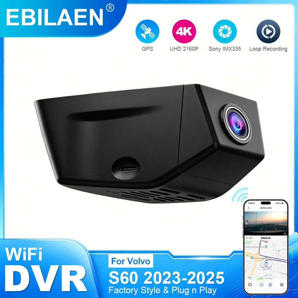 ebilaen-4k-dash-cam-for-volvo-s60-2023-2025-plug-and-play-dashcam-camera-wifi-car-dvr-night-vision-dash-cam-factory-style-dvr