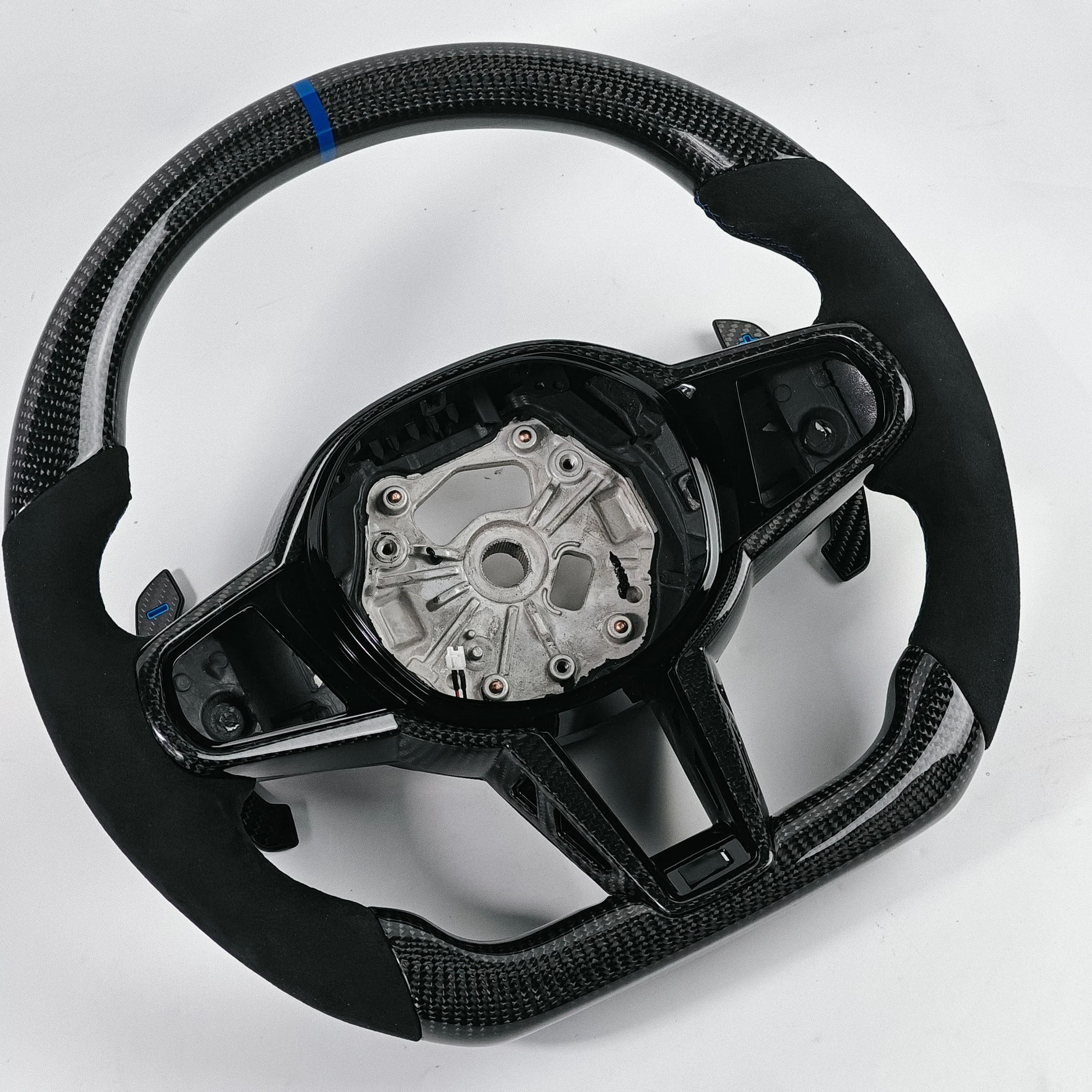 Steering Wheel F10/F20/F30/X5/F15/X6/F16/F25/F26/M2/F87/M3/F80/M4/F82/E90/E60 X4 Carbon Fiber Vibration 3/5/7 Series M5/M6