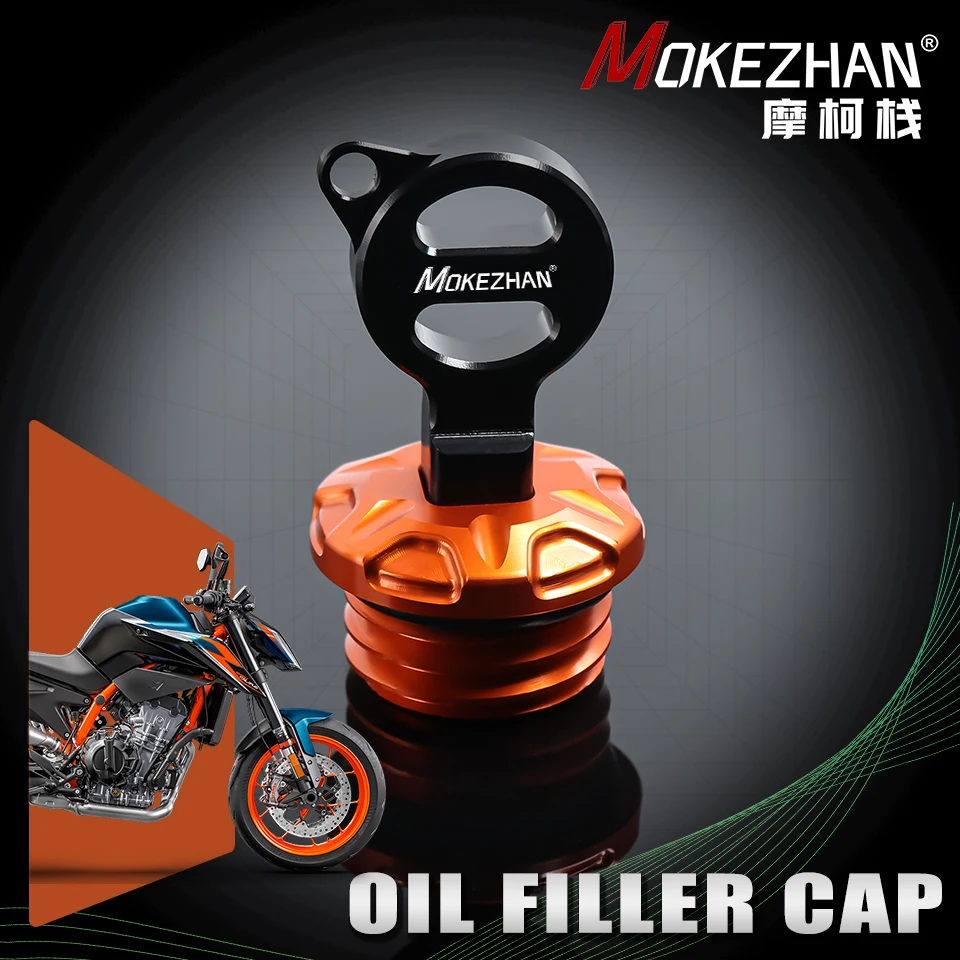 

Motorcycle Anti theft Engine Oil Filler Cap Cover Accessories For KTM Duke 890 GP / R / L Duke890 2020-2024 890DUKE ADV SMT