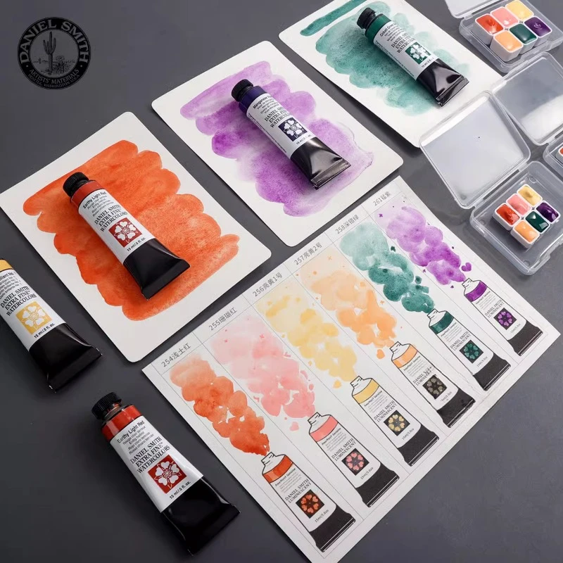 DANIEL SMITH 2025 nowy 6 kolorów pigment akwarelowy kolor skóry/rif koralowy różowy artystyczny akwarela materiały artystyczne — zdjęcie produktu 2