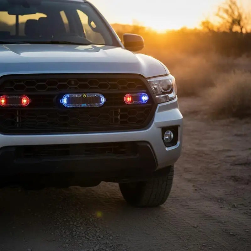 

1/2PCS Solar Flashing Warning Light LED Warning Safety Flashing By Strobe Light Adjustable Auto Parking Lamp Rear Warning Light