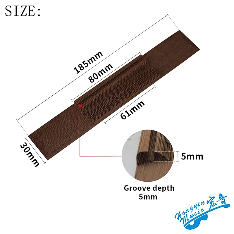 Universal Classical Guitar Bridge Replacement Parts Madagascar Rosewood/Chicken-wingwood /Mozambique Ebony Guitar Accessories