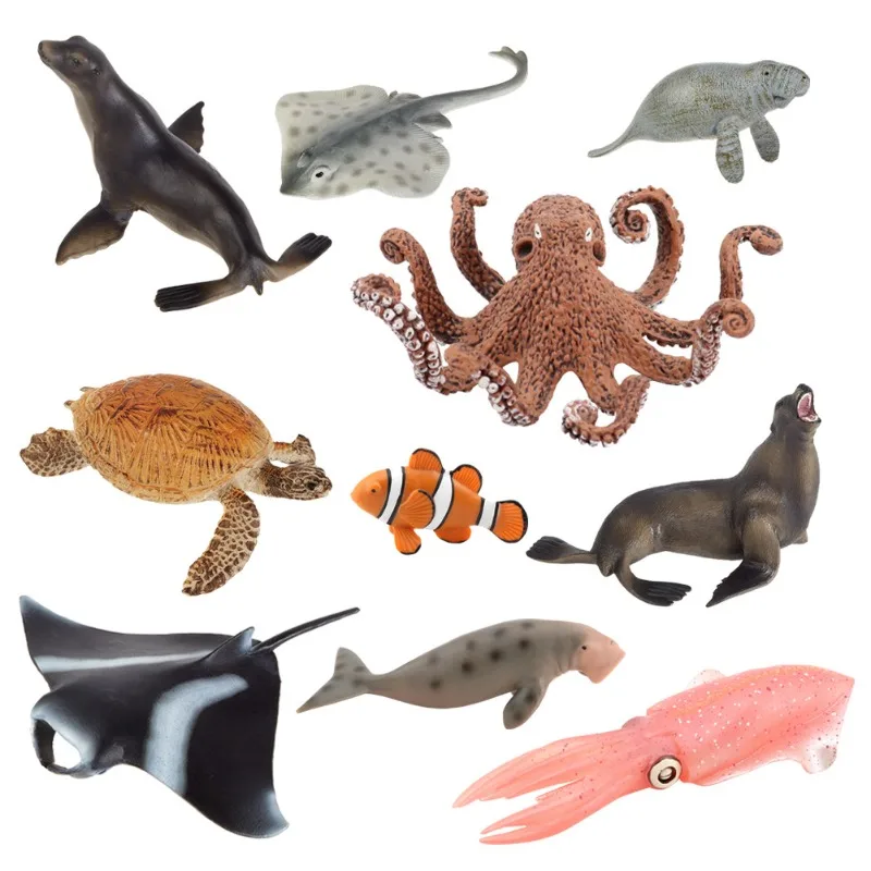 Simulated Marine Animal Models, Squid, Sea Lions, Sharks, Clownfish, Sea Dragons and Other Handicrafts, Decorations, Gifts, Etc