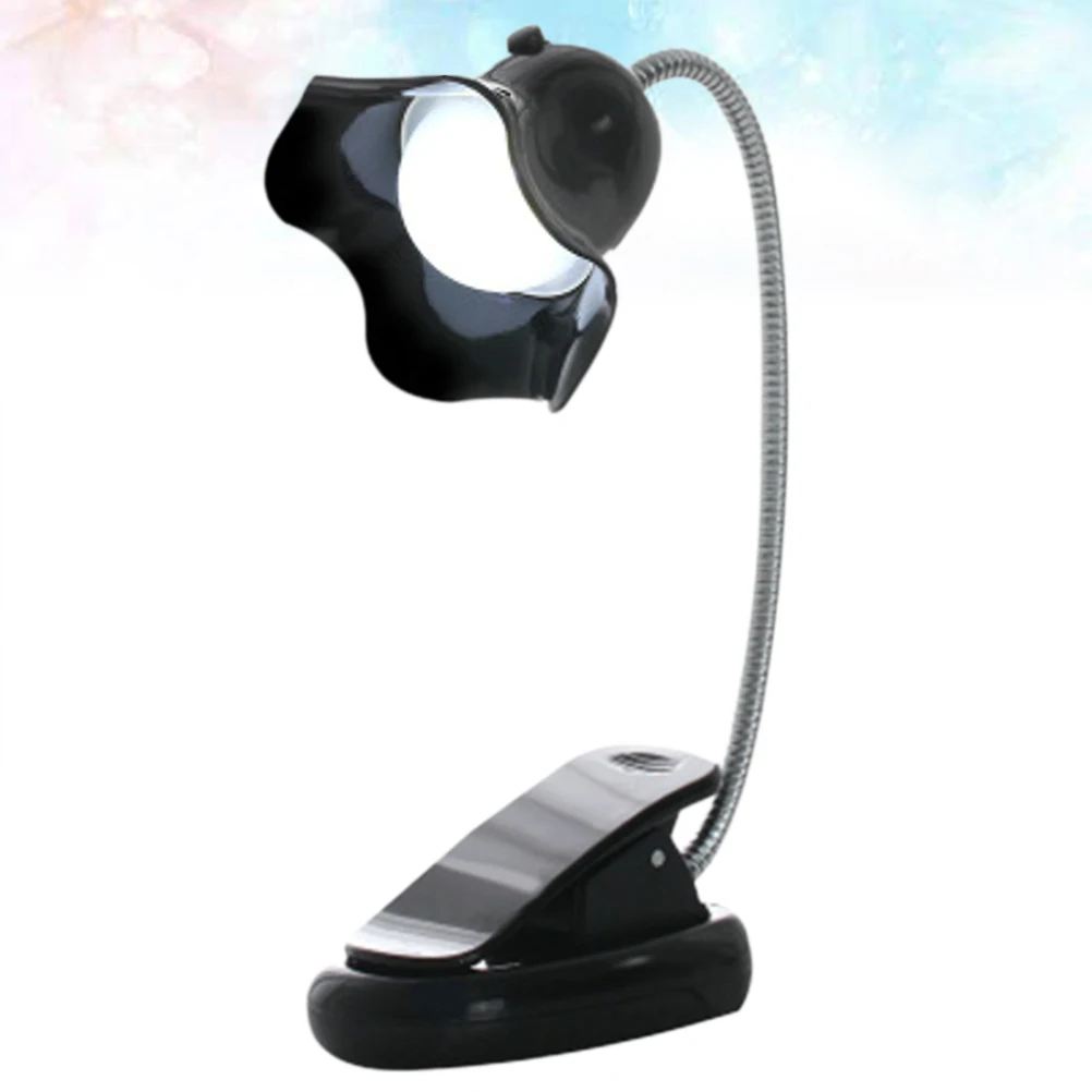 

Bedside Lamp Flexible Usb Reading Eye Protection Clip Lamp For Computer Sewing Makeup Night Light Travel Light Black