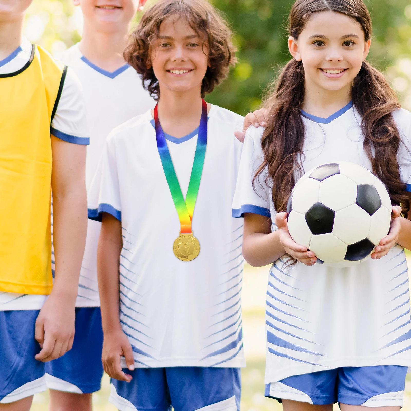 

Basketball Medal Baseball Trophy Party Favors Awards Ribbons Athletic Class Gold Game Car Show Costume Contest