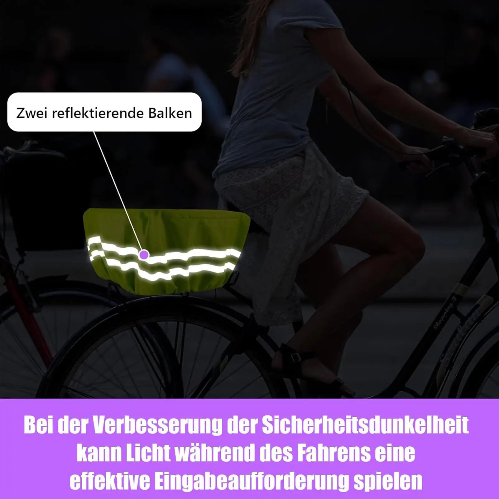 

Bike Basket Rain Cover Bike Trunk Rain Cover Protective Tarp With Reflective Strip For Long-Distance Daily Commute Leisure Rides