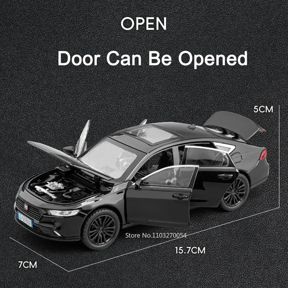 1:32 هوندا NSX أكورد سبيكة نموذج لعب سيارات مصغرة دييكاست أبواب المركبات مفتوحة مع ضوء الصوت التراجع لعبة هدايا الاطفال